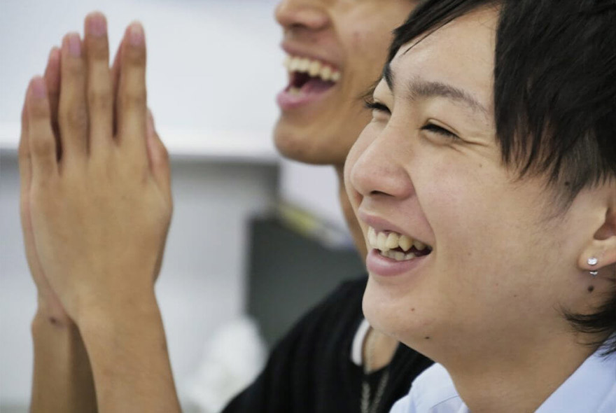 代々木高等学校で学ぶ生徒の様子
